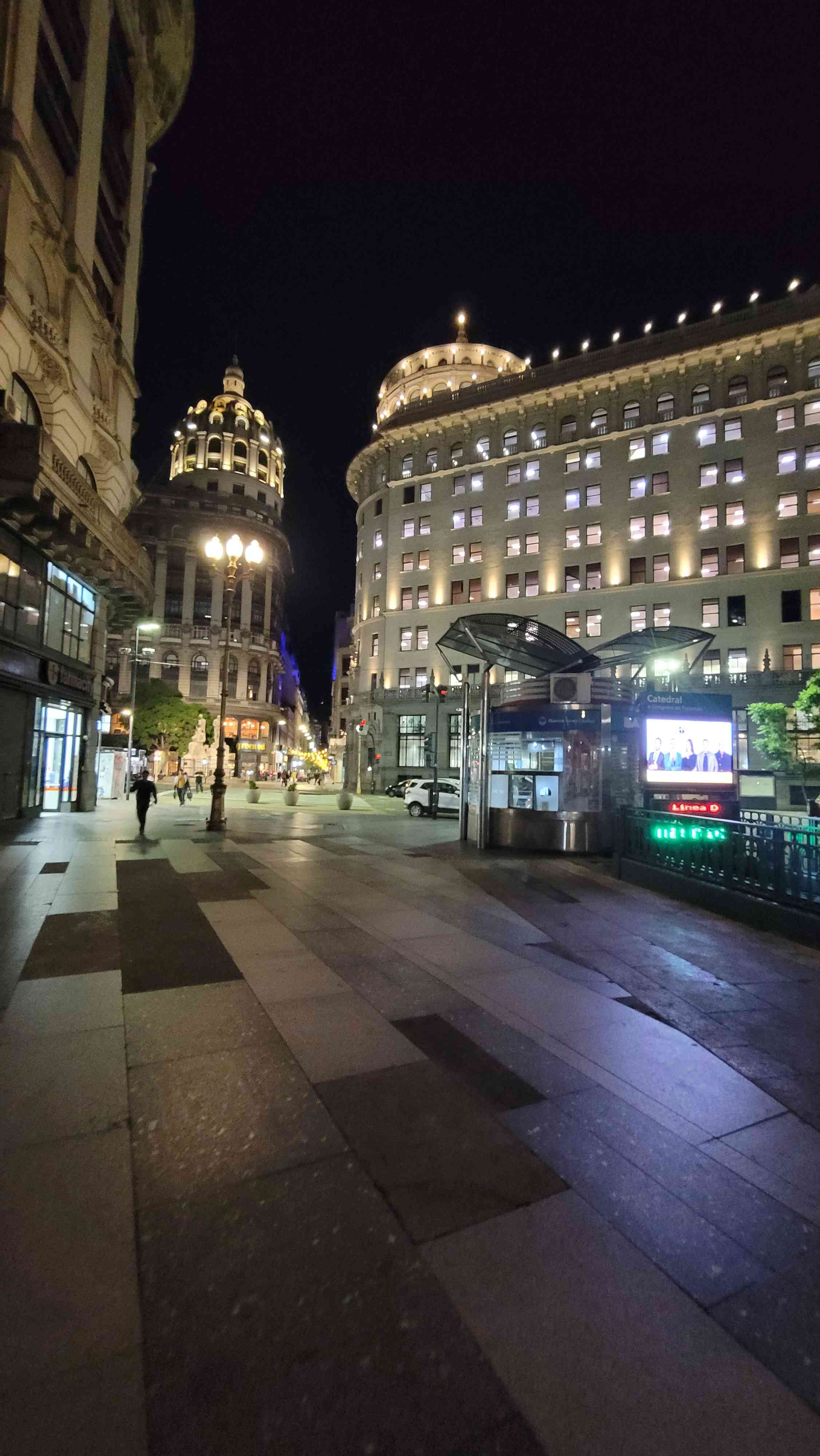 Beautiful Architecture Arround Avenue Corrientes Buenos Aires Pictures at the night